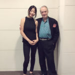 After a concert with Prof. Gérard Poulet in Tokyo, 2016